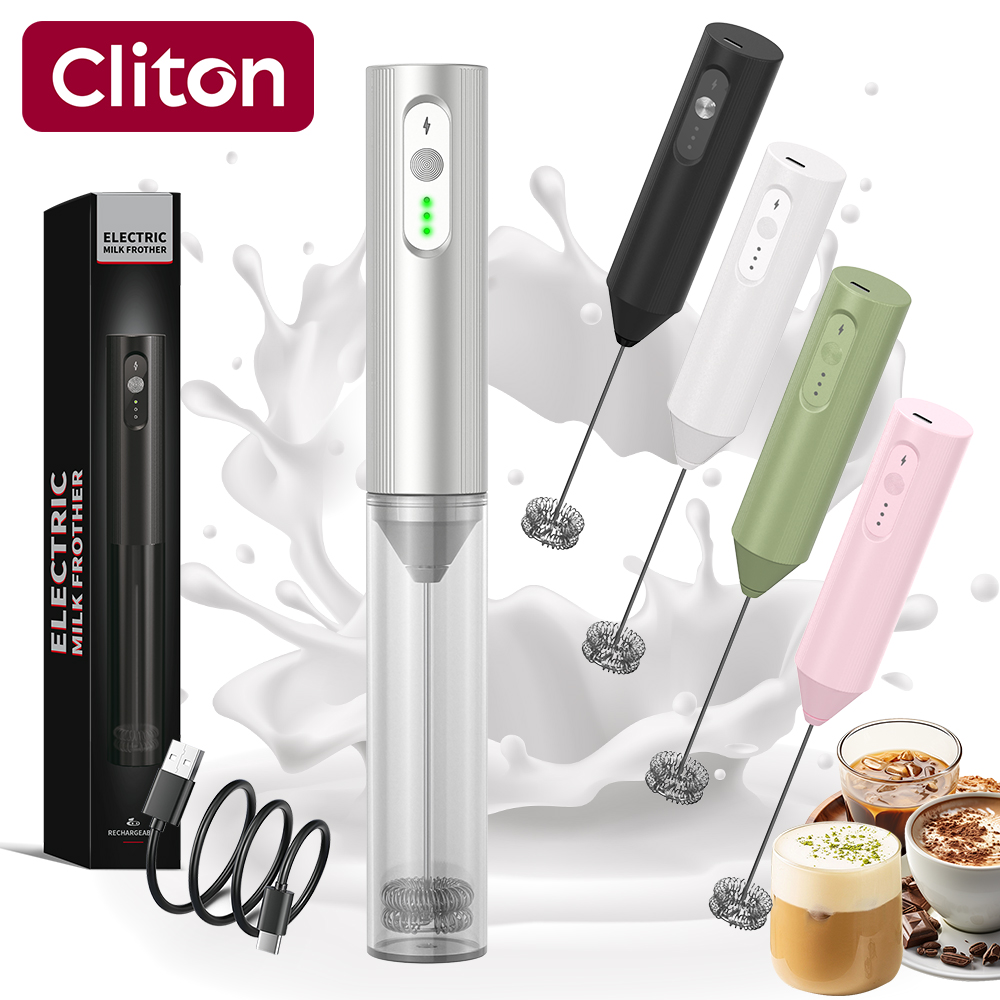 Milk Frother - Espumador de Leche Eléctrico Recargable USB-C