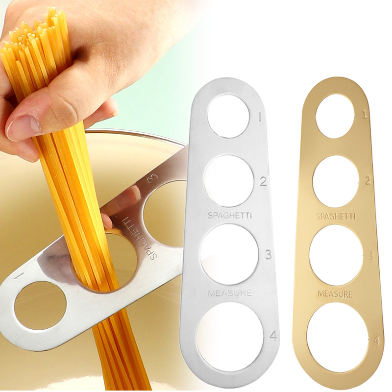 Kitchen Gadgets Gifts - Medidor de espagueti de acero inoxidable,