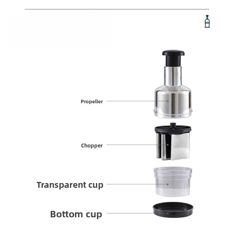 Prensa de Ajo Manual de Acero  - Kitchen Gadgets Vegetable Chopper reseña y precio