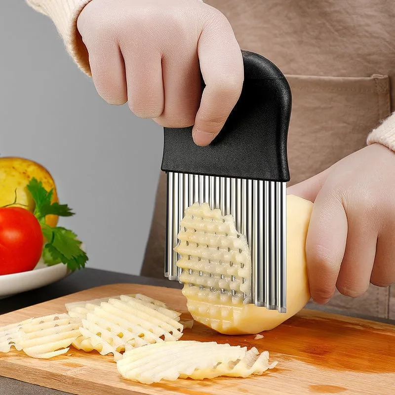 Rebanador de patatas fritas de - Kitchen Gadgets Vegetable Chopper reseña y precio