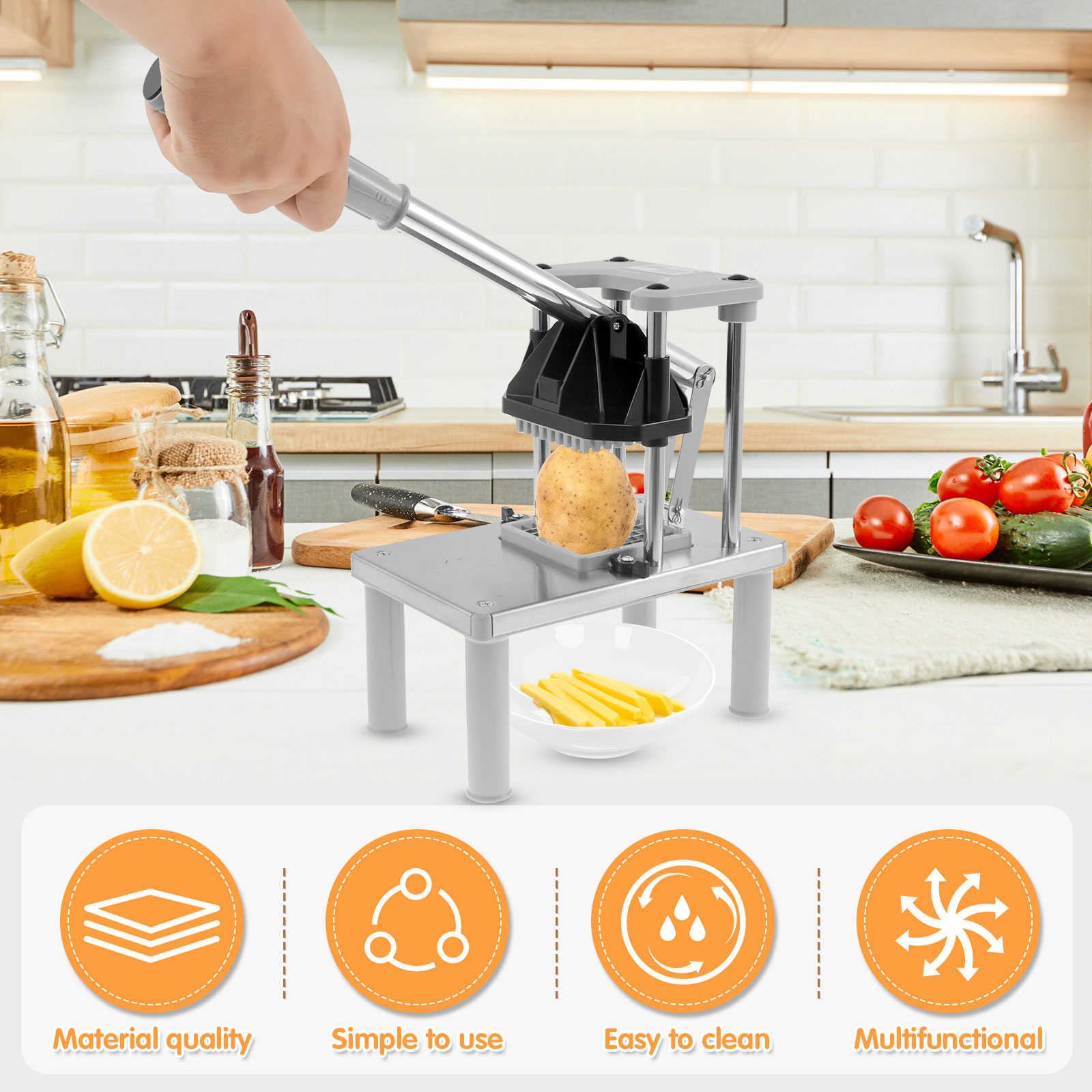 Picadora comercial de frutas y - Kitchen Gadgets Vegetable Chopper reseña y precio