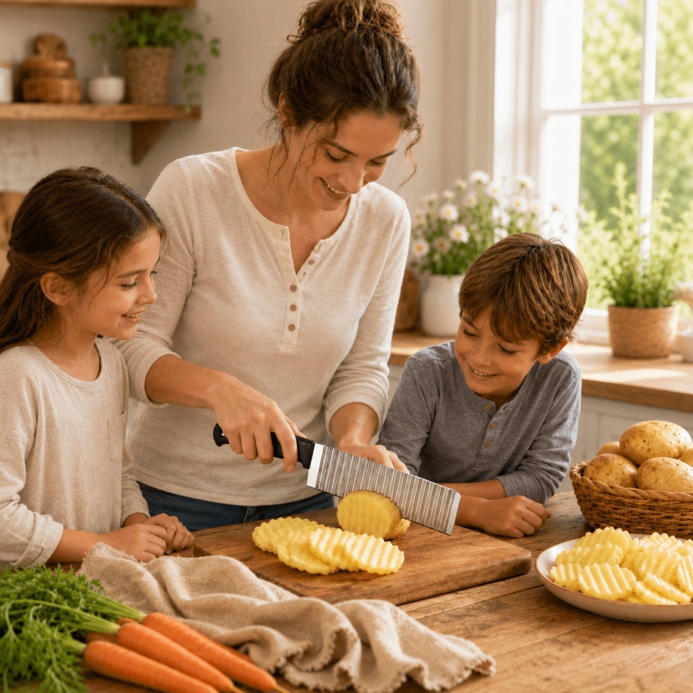 Cortador de Papas Fritas Ondul - Kitchen Gadgets Vegetable Chopper reseña y precio