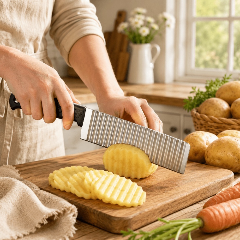 Cortador de Papas Fritas Ondul - Kitchen Gadgets Vegetable Chopper reseña y precio