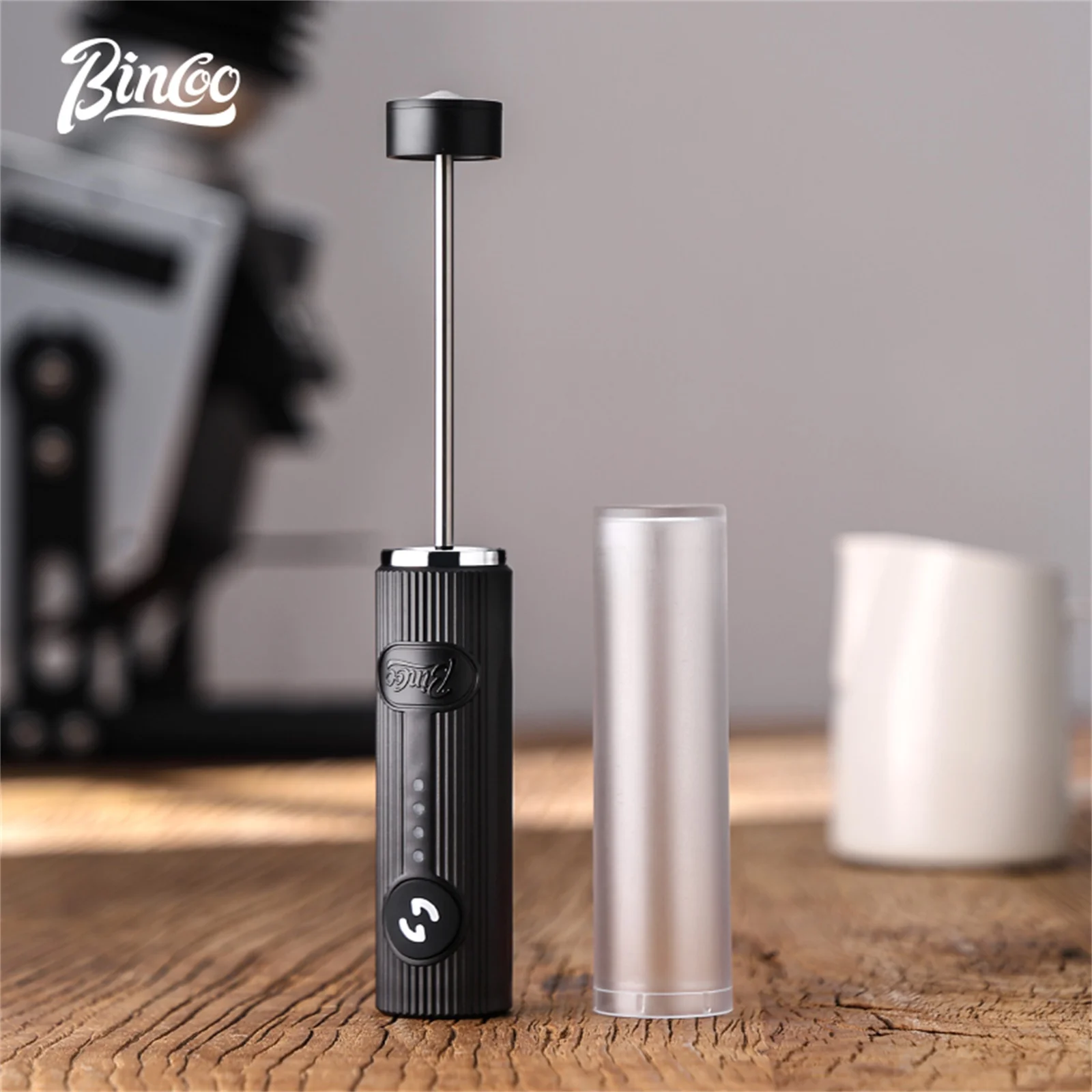 Bincoo-espumador de café eléct - Milk Frother reseña y precio