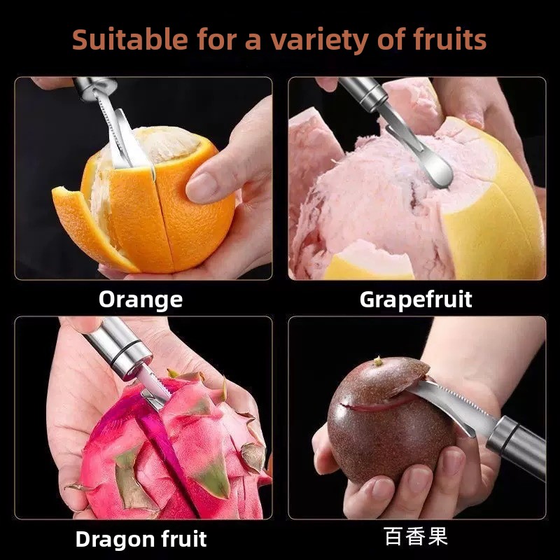 Pelador de naranjas y cerejas  - Kitchen Gadgets Peeler reseña y precio