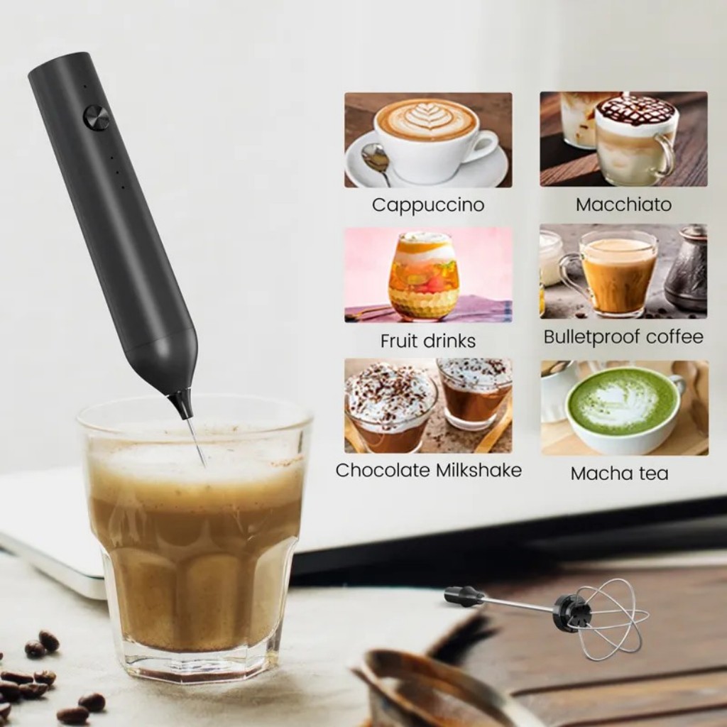 Espumador de Leche Eléctrico I - Milk Frother reseña y precio