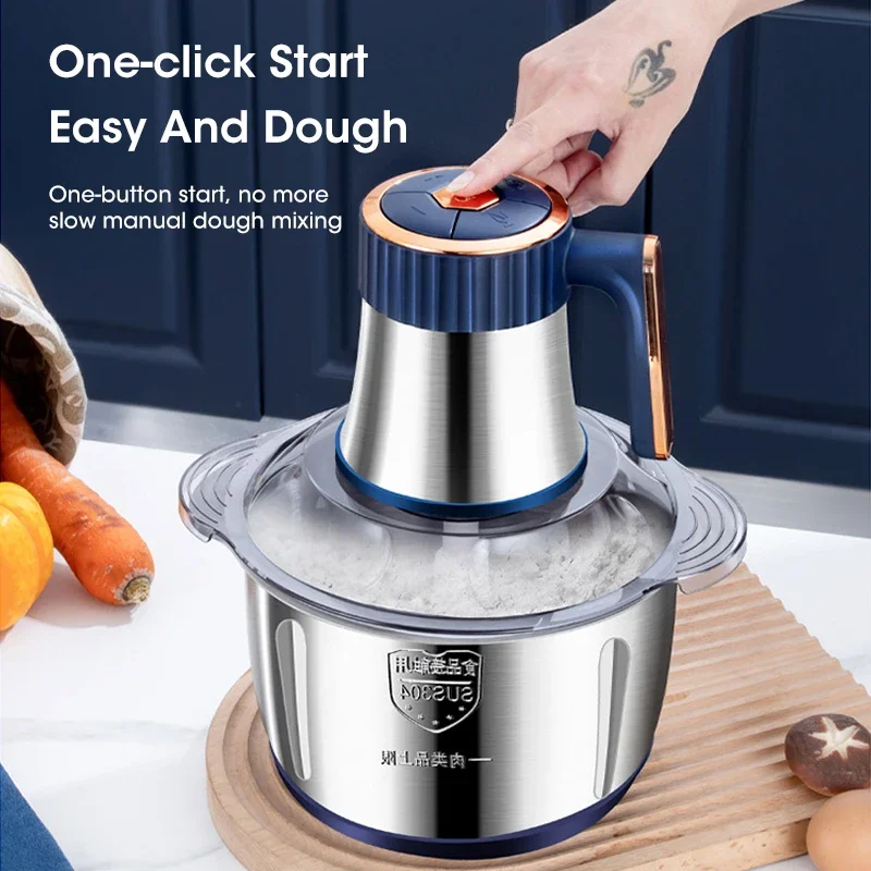 Picadora de Carne Eléctrica de - Kitchen Gadgets Vegetable Chopper reseña y precio