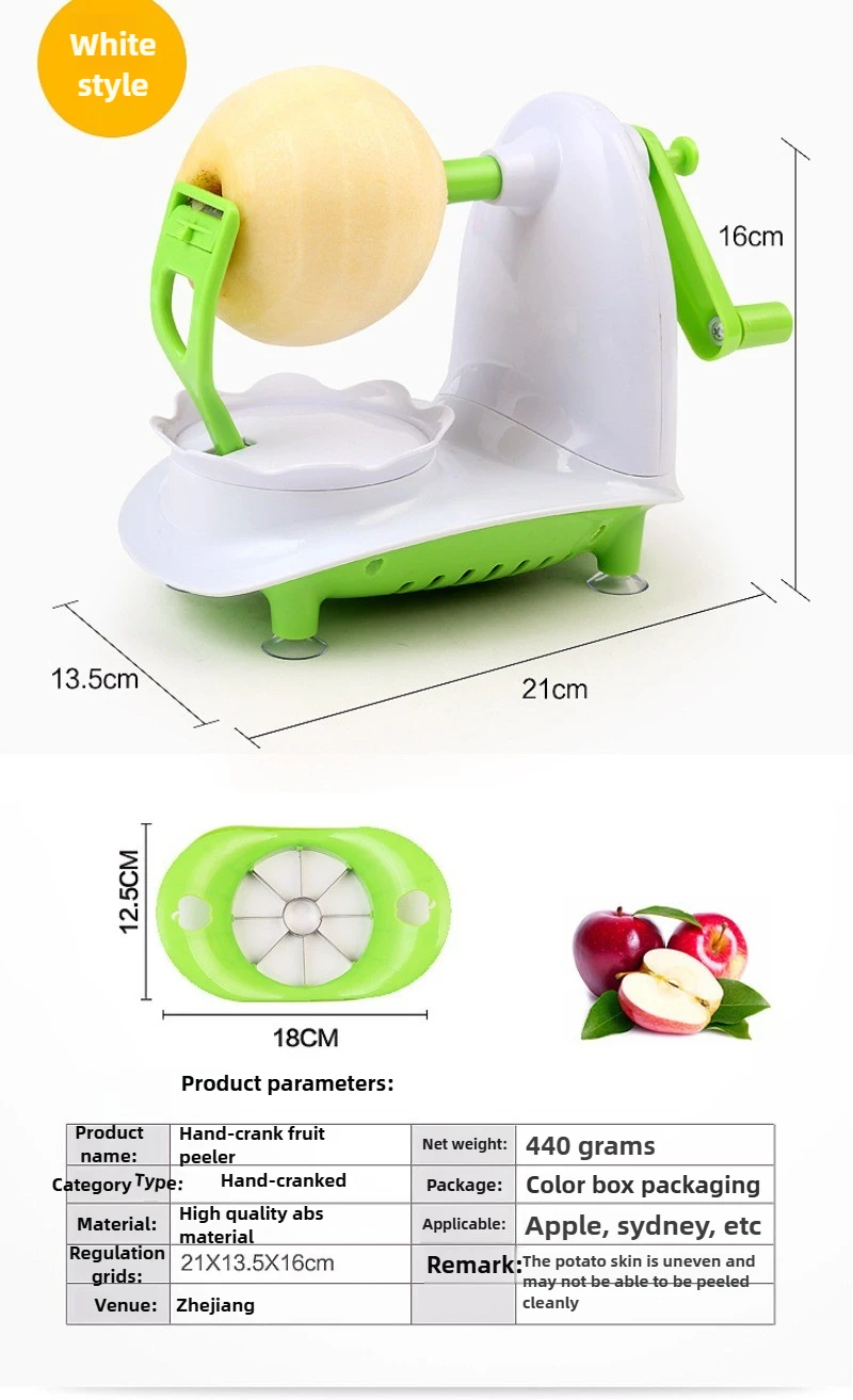 Pelador manual de manzanas, pe - Kitchen Gadgets Peeler reseña y precio